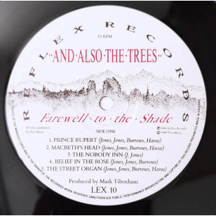 And Also The Trees - Farewell To The Shade 1989 UK 1st Pressing Vinyl LP ***READY TO SHIP from Hong Kong***